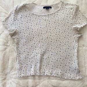 Babydoll crop top tee from American Eagle
